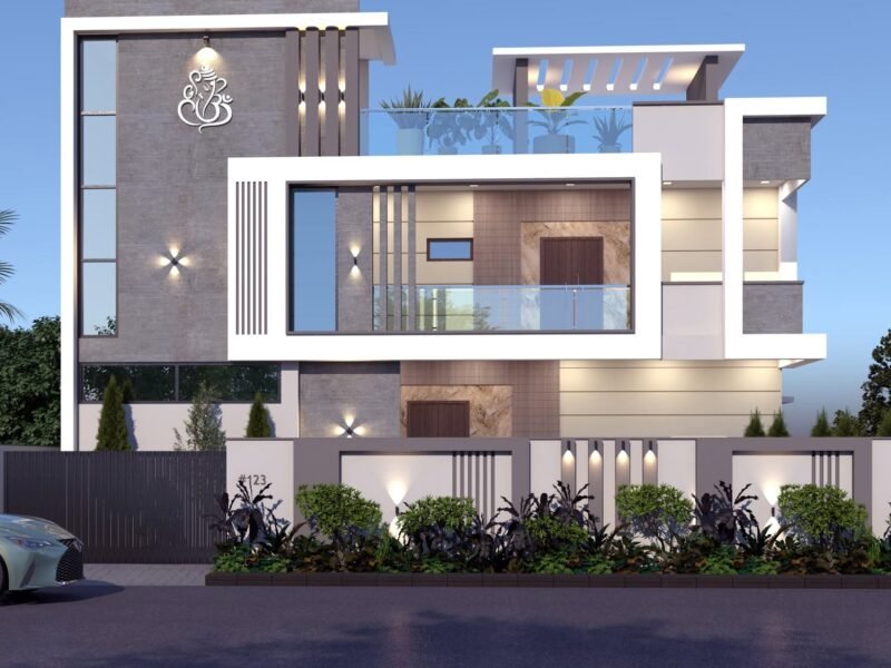 Contemporary Luxury Residence with Modern Architectural Facade