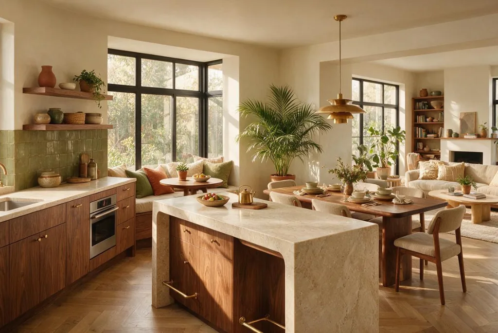 The 1950’s kitchen was designed for maximum efficiency.