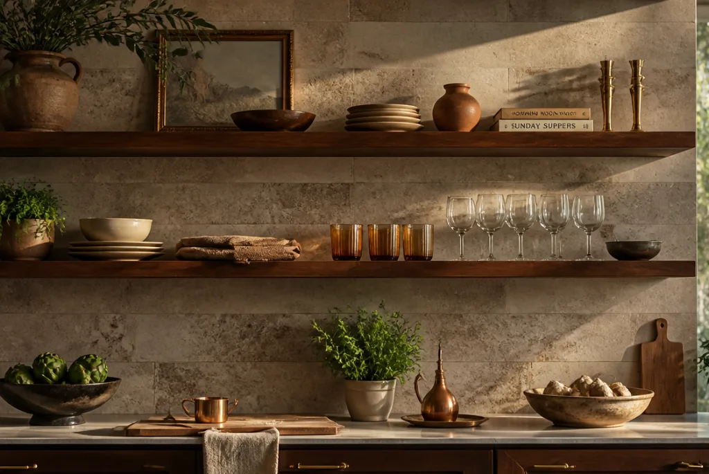 A kitchen from the 70s is not known for just the appliances or the cabinetry.
