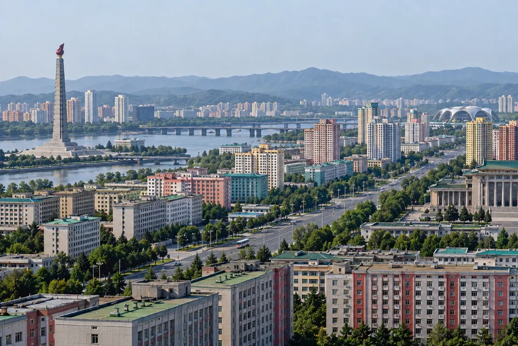 North Korean cities
